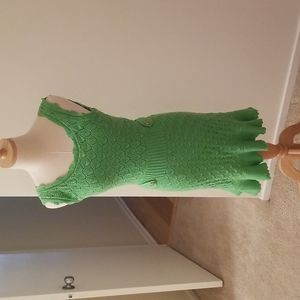Lilly Pulitzer green sweater dress